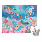 24 pc Janod Puzzle - Mermaid